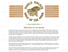Tablet Screenshot of hawkwalk.com